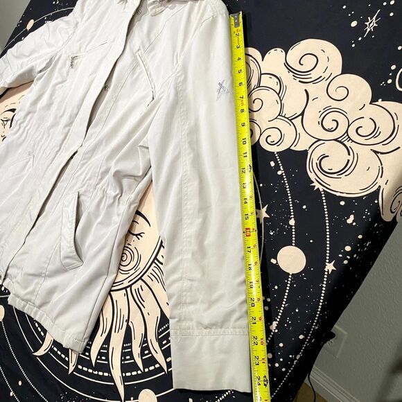 ZeroXposur Jacket Women's XL Beige Bomber Mesh Lined Hooded Workwear Streetwear - Picture 8 of 8